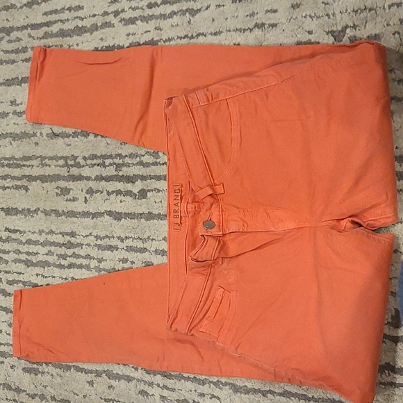 J brand skinny leg pants tangerine - Picture 6 of 7